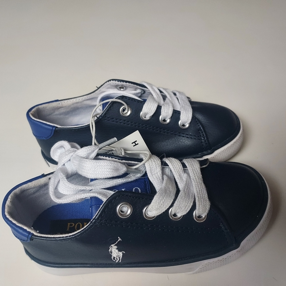 Youth Ralph Lauren Polo Leather Upper Size 8 Toddler NWT